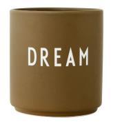 Design Letters Mugg - Favoritspel Cup - Dream - Olive