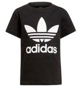 adidas Originals T-shirt - Trefoil - Svart/Vit