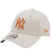 New Era Keps - 9-Forty - New York Yankees - Beige