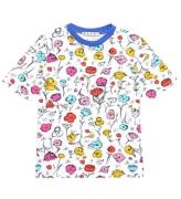 Marni T-shirt - Vit m. Blommor