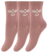 Hummel Strumpor - 3-pack - hmlSutton - Woodrose