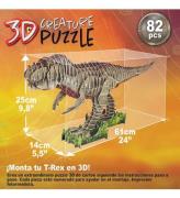 Educa 3D- Pussel - T-Rex - 82 Delar