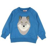 DJUR Sweatshirt - DJURBellow - Dusty Blue Varg