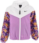 Nike Jacka - Blommig Floral - Vit/Lila