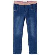 Name It Leggings - Noos - Rose - Dark Blue Denim/Gold