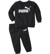 Puma Sweatset - Minikatter Crew Jogger - Cotton Black