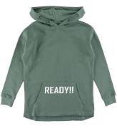 Add to Bag Hoodie - Dusty Green m. Tryck