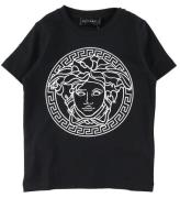 Versace T-shirt - Svart/Vit m. Logo