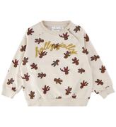 The New Siblings Sweatshirt - Holiday - White Swan Ginger Aop