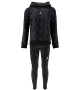 Jordan Hoodie/Leggings - Viktigt Snake - Svart m. Ormansikte