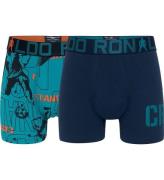 Ronaldo Boxershorts - 2-pack - BlÃ¥/Orange