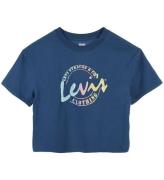 Levis Kids T-shirt - Sant MarinblÃ¥ m. Glitter