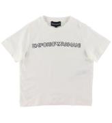 Emporio Armani T-shirt - Vit m. Broderi