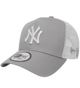 New Era Keps - Clean Trucker - New York Yankees - GrÃ¥/Vit