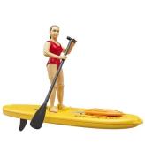 Bruder Figur - bworld - Lifeguard m. Paddleboard - 62785