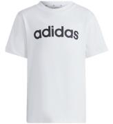 adidas Performance T-shirt - LK Lin CO Tee - Vit/Svart