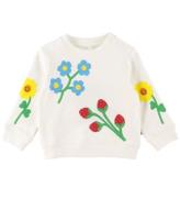 Stella McCartney Kids Sweatshirt - Vit m. Blommor