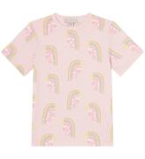 Stella McCartney Kids T-shirt - Rosa m. EnhÃ¶rningar