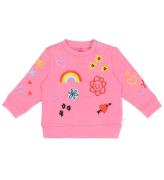 Stella McCartney Kids Sweatshirt - Rosa m. Broderi