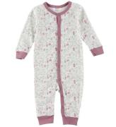 Joha Onesie - Ull/Bambu - Off White/Rose