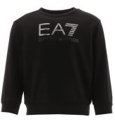 EA7 Sweatshirt - Svart m. Silver