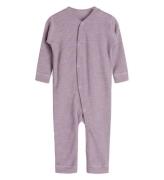 Hust and Claire Onesie - Messi - Rib - Ull - Dusty Rose