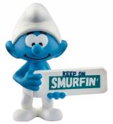 Schleich Smurfarna - 5 cm - Smurf m. Sign 20843