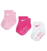 Nike Strumpor - 3-pack - Dark Hyper Rosa/RÃ¸sa/Vit