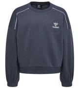 Hummel Sweatshirt - hmlGizela - Ombre Blue m. Glitter