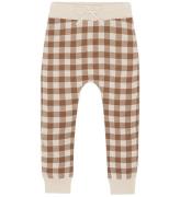 Monsieur Mini Leggings - Gingham - Offwhite/Kola