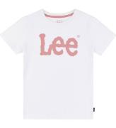 Lee T-shirt - vinglig grafik - Bright White