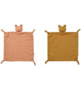 Liewood Nusseklud - 2-pack - Agnete - Mr Bear Tuscnay Rose/Golde