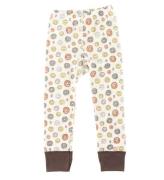 Katvig Leggings - Ull - Vit m. Smiley