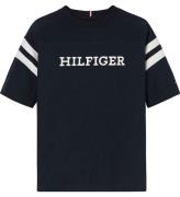 Tommy Hilfiger T-shirt - Monotyp Varsity - Desert Moln