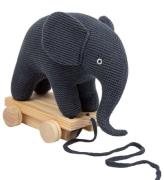 Smallstuff Dragleksak - Elefant - Dark Denim