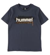 Hummel T-Shirt - HmlEskil - MarinblÃ¥