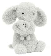 Jellycat Gosedjur - 26x14 cm - Grey Huddles Elephant