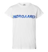 Mads NÃ¸rgaard T-shirt - Tuvina - Vit m. BlÃ¥tt