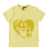 DanefÃ¦ T-shirt - Rainbow Ringer - Yellow m. Liten krigare