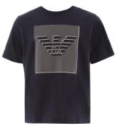 Emporio Armani T-shirt - MarinblÃ¥ m. Logo