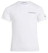 Calvin Klein T-shirt - BrÃ¶stinst. Logo - Bright White