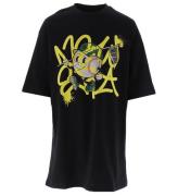 New Era T-shirt - NE Spray Graphc - Svart