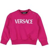 Versace Sweatshirt - Fuchsia m. Vit