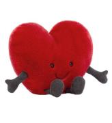 Jellycat Gosedjur - Large - 19 cm - Amuseable Red Heart