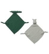 Liewood Babyservetter - Yoko - 2-pack - Safari Green Mix