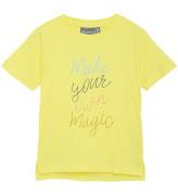 Color Kids T-shirt - m. Tryck - Limelight