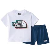 The North Face T-shirt/Shorts - Vit/Shady Blue
