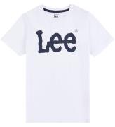 Lee T-shirt - vinglig grafik - Bright White