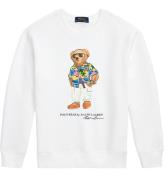 Polo Ralph Lauren Sweatshirt - Vit m. Gosedjur