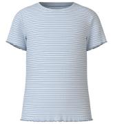 Name It T-shirt - Rib - NkfVemma - Chambray Blue